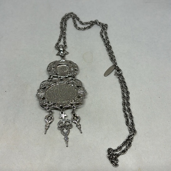 Stunning Whiting & Davis Victorian revival MOP necklace. - Picture 6 of 9